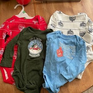 Baby boy long sleeve onesies